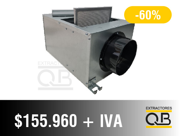 COVID Caja Esterilizadora HUV-150. 220 V para 350 m3h. Filtro Fotocatalisis medica mas UVC